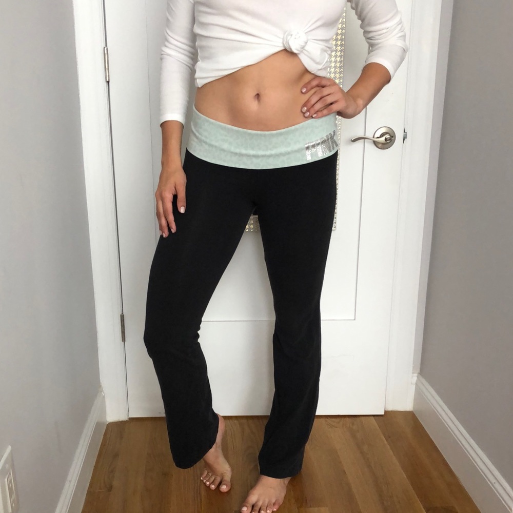 VS Pink fold over leggings